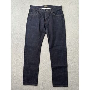 Barbour International Workwear Selvedge Blue Jeans Mens 34x32 (fits 33x32)